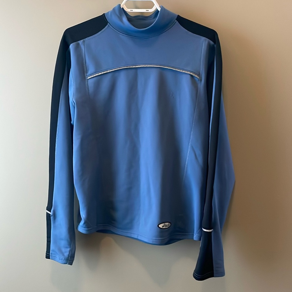 ASICS Me ‘s Semi- Fitted Long Sleeve Lightweight Reflective Bicycle Size Small